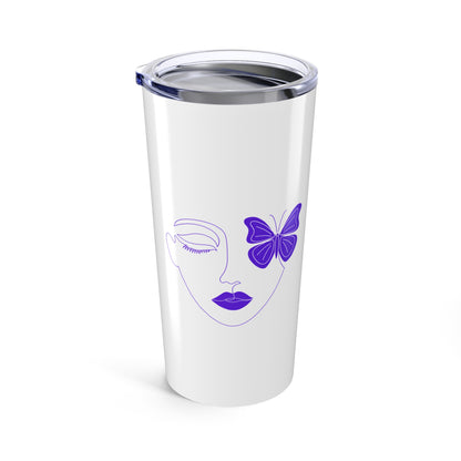 Plum Professional Goodbye Mascara Tumbler | 20oz Stainless Steel | Hippsey Creations