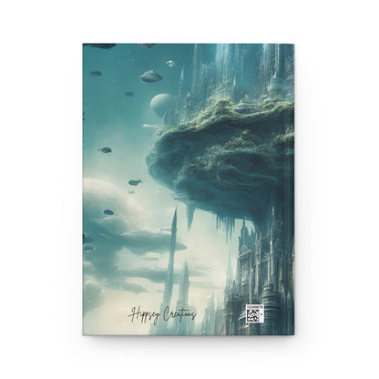 Atlantis Awakens Hardcover Journal | 5x8 150 Pages | Hippsey Creations