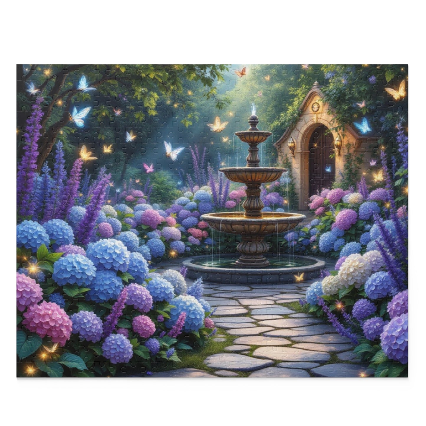 Enchanting Flower Garden Puzzle | 120-500 Pieces | Hippsey Creations