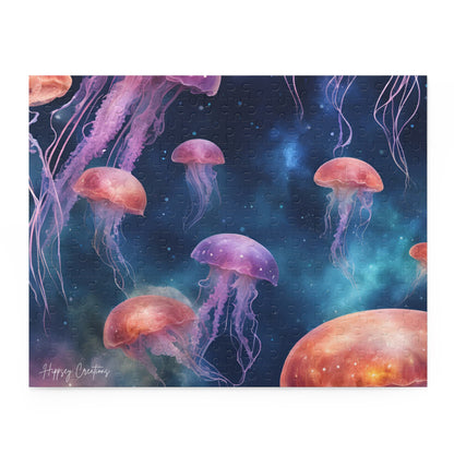 Jellyfish Journey Puzzle | 120-500 Pieces | Hippsey Creations