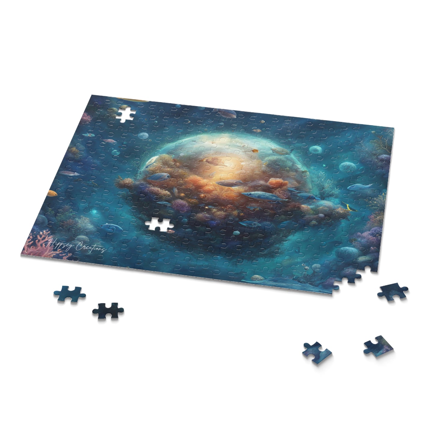 Marine Mysteries Puzzle | 120-500 Pieces | Hippsey Creations
