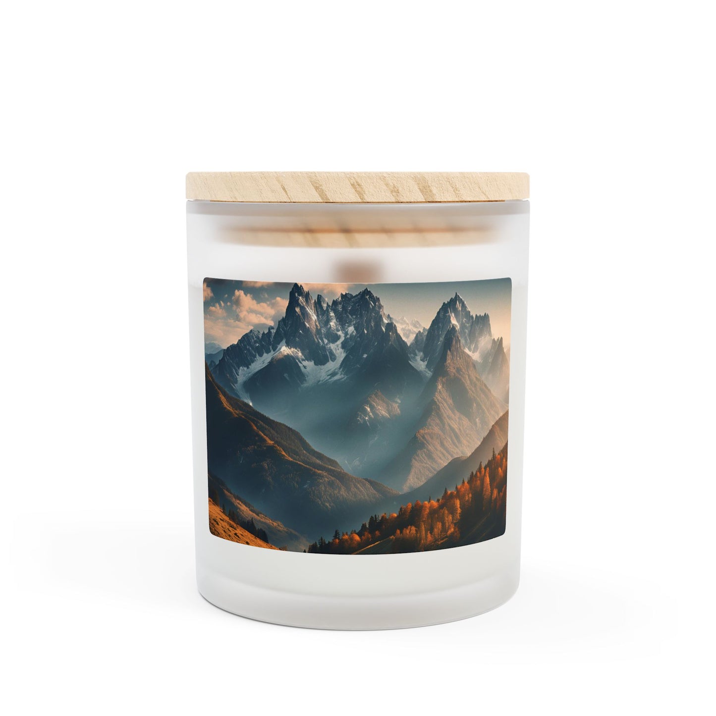 Mountain Summit Wooden Wick Candle
