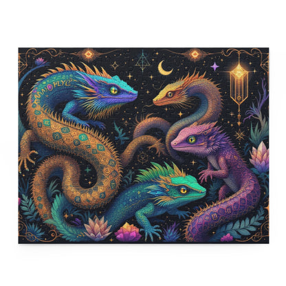 Mystic Lizard Legacy Puzzle | 120-500 Pieces | Hippsey Creations