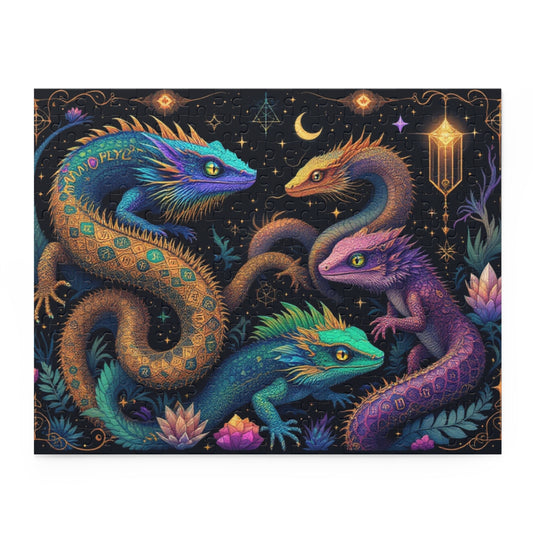 Mystic Lizard Legacy Puzzle | 120-500 Pieces | Hippsey Creations