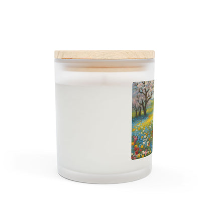 Blooming Serenity Wooden Wick Candle | 11oz Coconut-Soy | Hippsey Creations