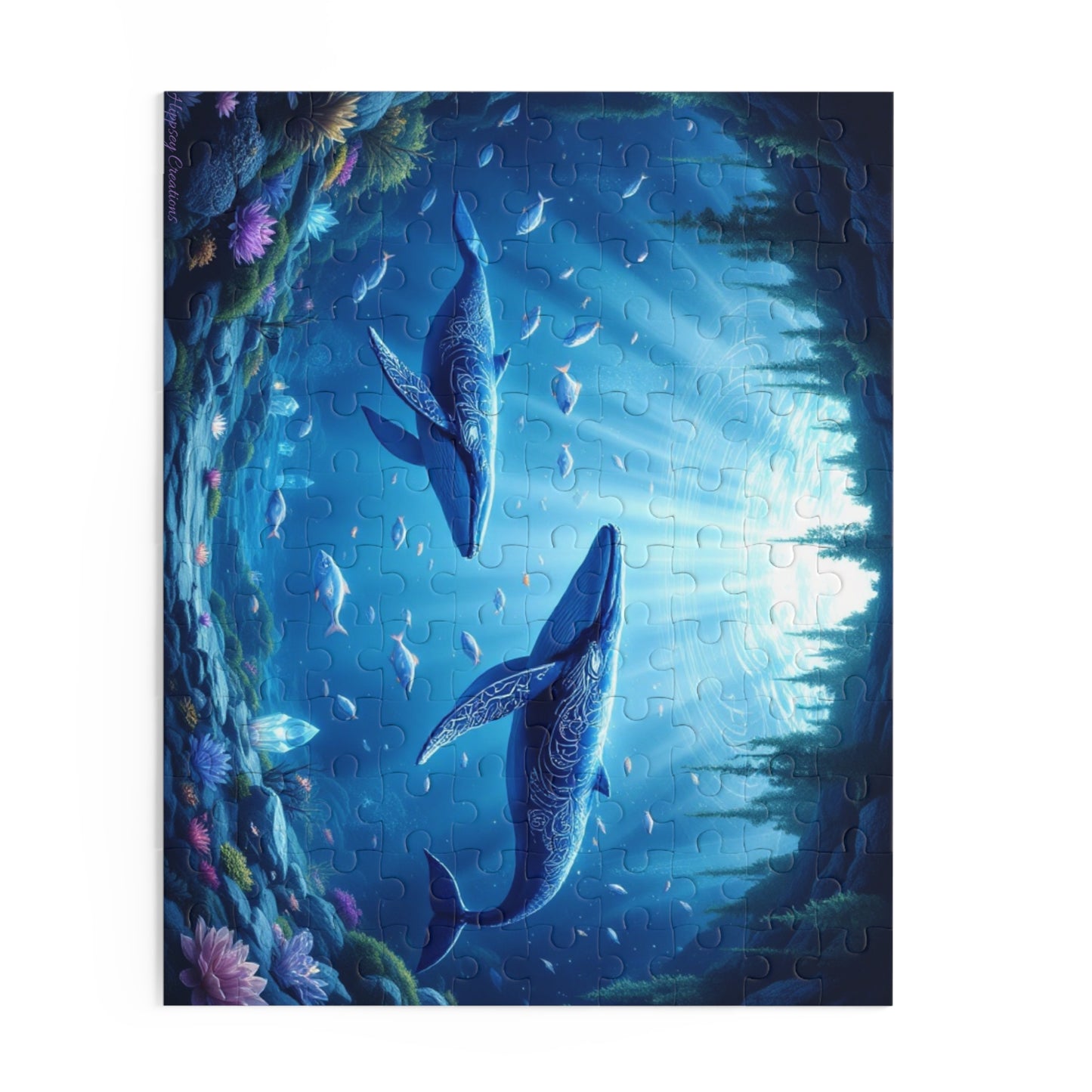 Wise Whales Puzzle | 120-500 Pieces | Hippsey Creations