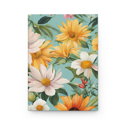 Sunlit Blossoms Hardcover Journal | 5x8 150 Pages | Hippsey Creations