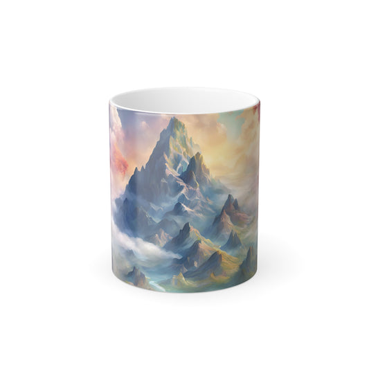 Mountain Vista Two-Tone Coffee Mug | 15oz | Hippsey Creations