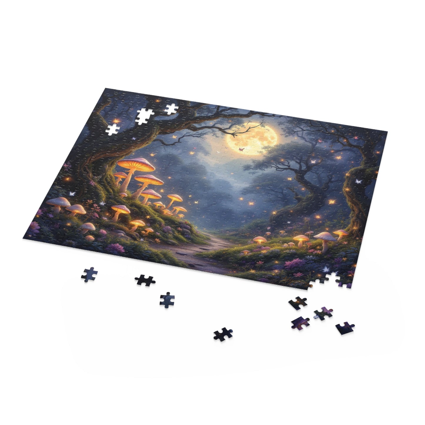 Enchanted Mushroom Puzzle | 120-500 Pieces | Hippsey Creations