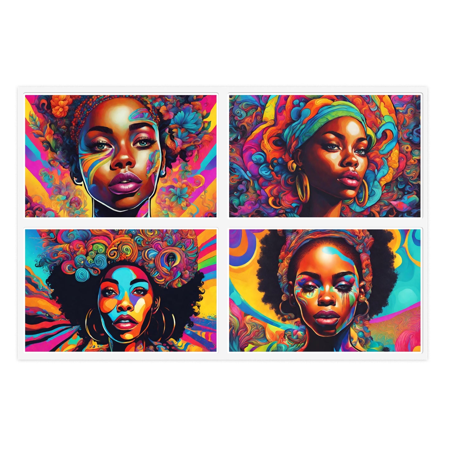 Vibrant Visions V1 Sticker Sheet | Decorative Decal | Hippsey Creations