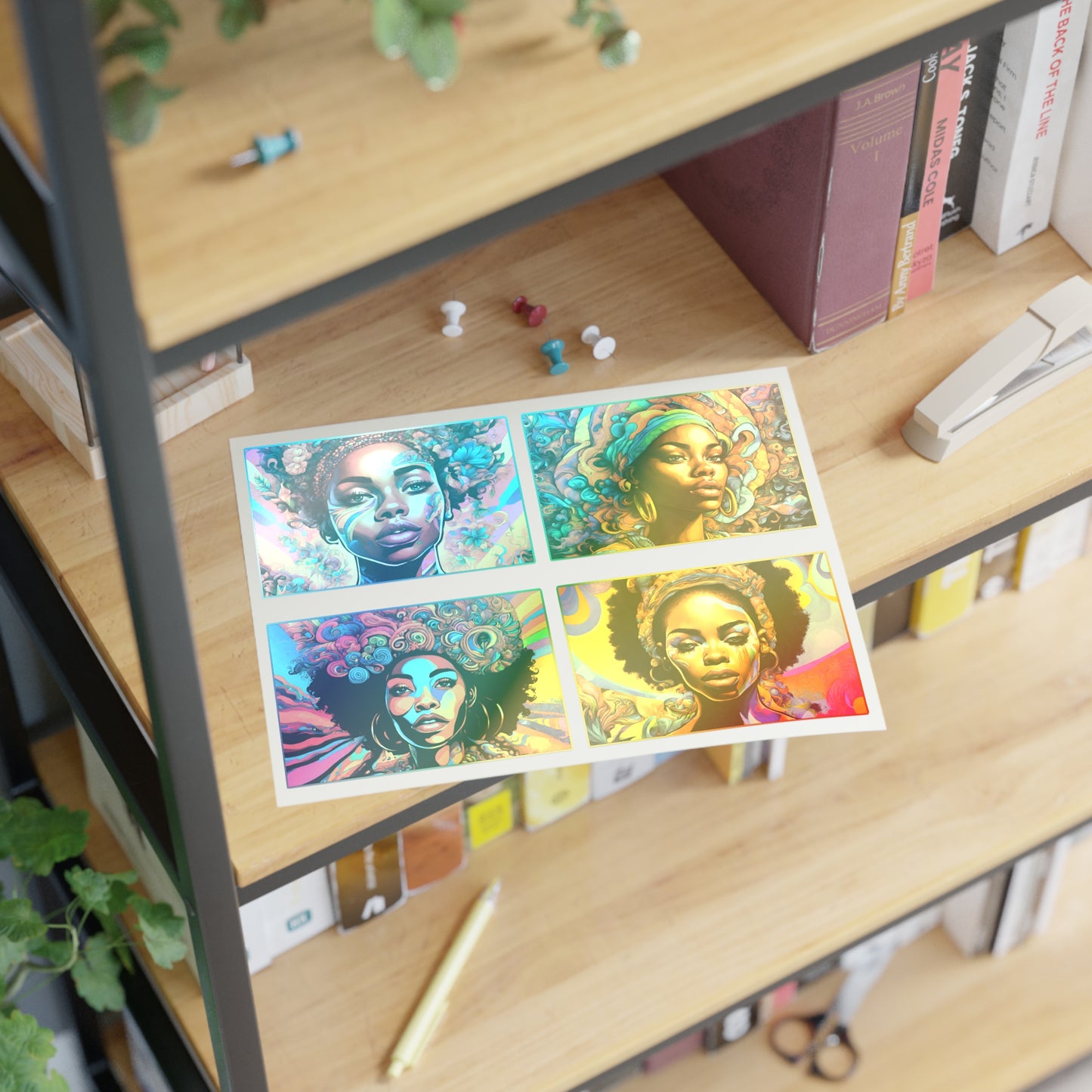 Vibrant Visions V1 Sticker Sheet | Decorative Decal | Hippsey Creations