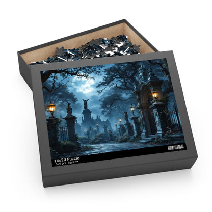 Moonlit Memorial Puzzle | 120-500 Pieces | Hippsey Creations