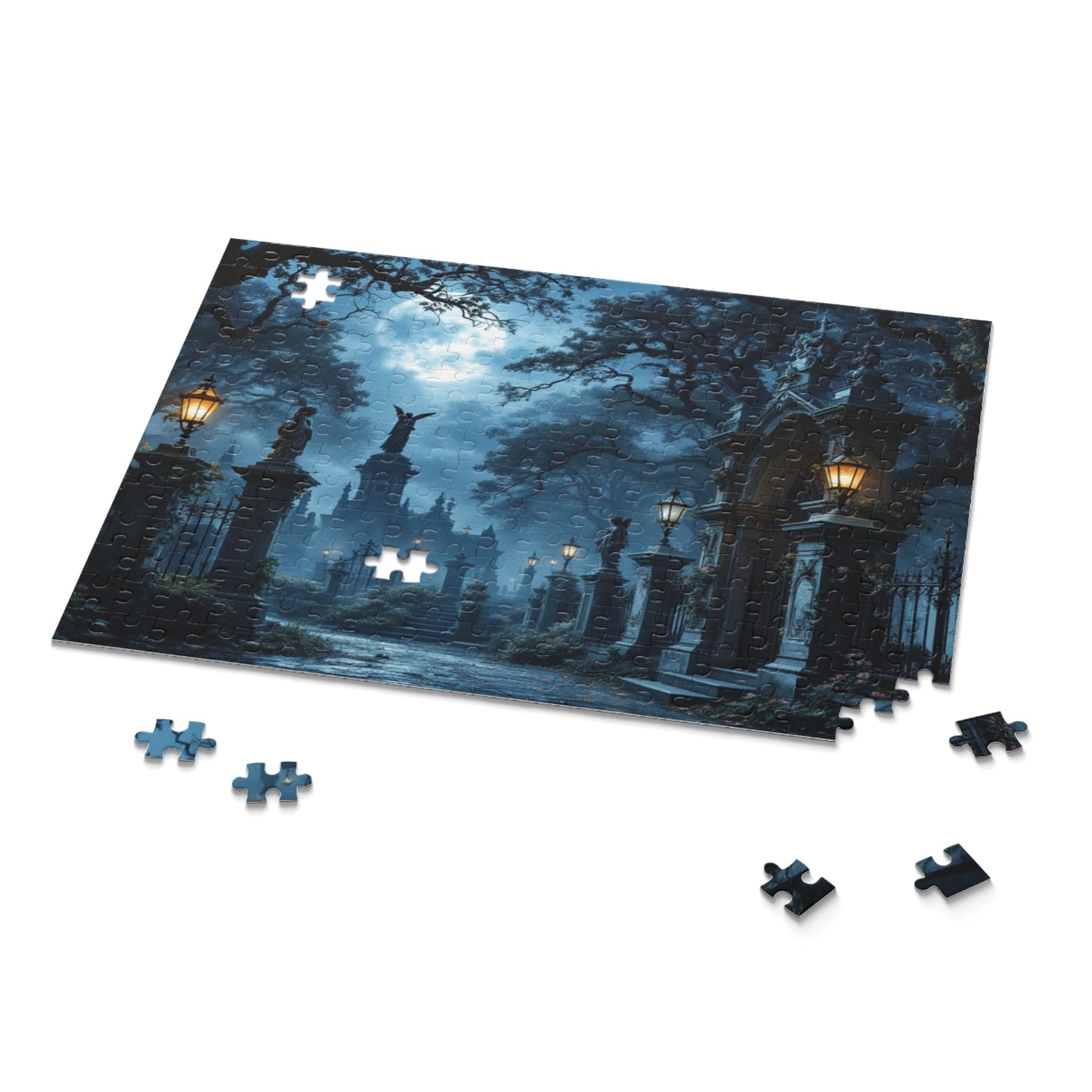 Moonlit Memorial Puzzle | 120-500 Pieces | Hippsey Creations