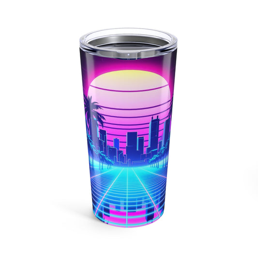 Electric Dreams Tumbler | 20oz Retro Tech | Hippsey Creations