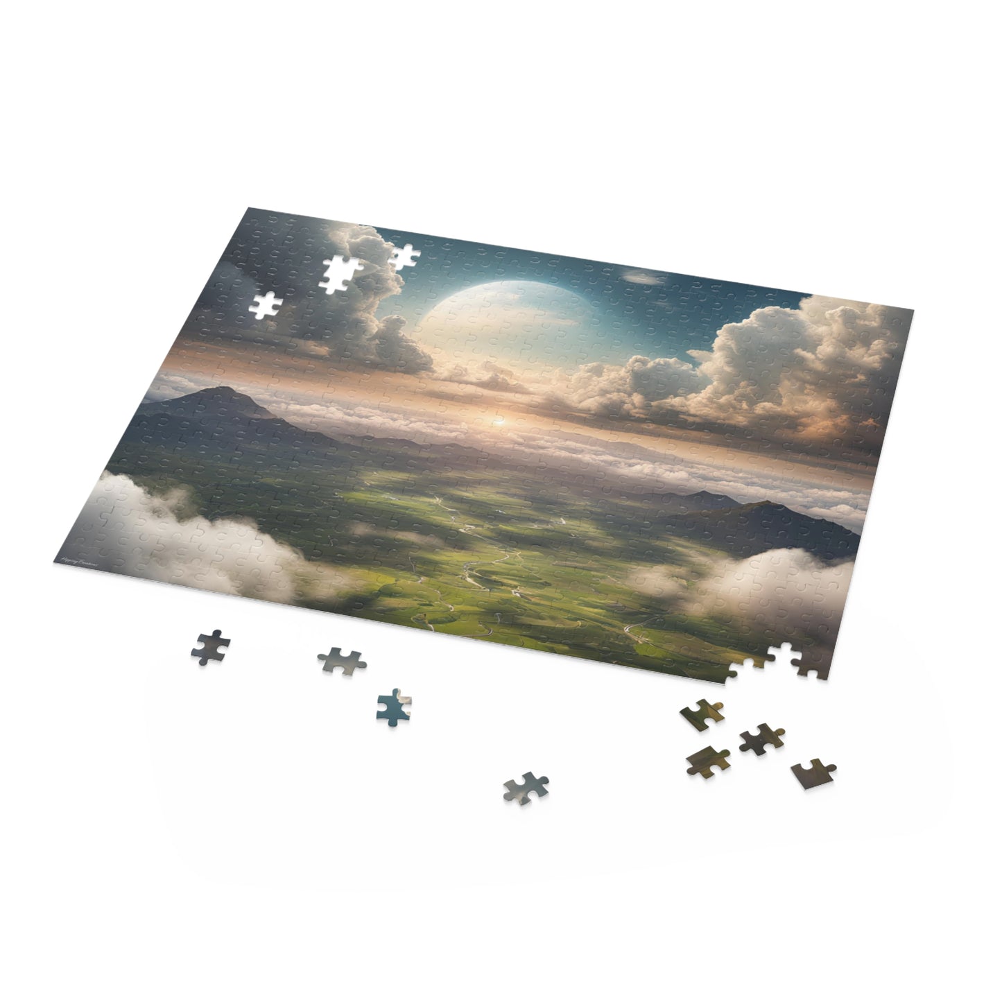 Serene Landscape Puzzle | 120-500 Pieces | Hippsey Creations