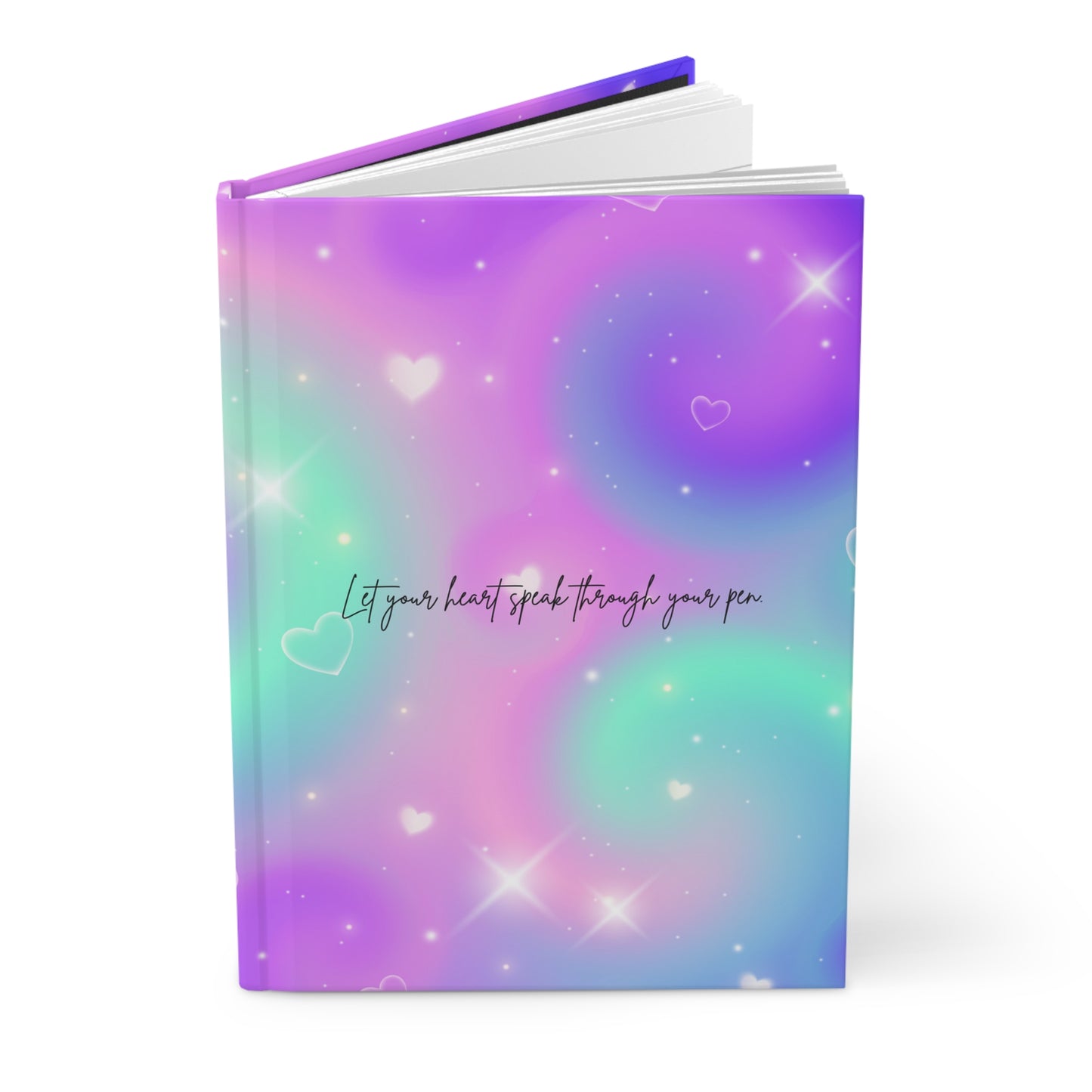 Let your heart speak. Hardcover Journal Matte - Hippsey Creations