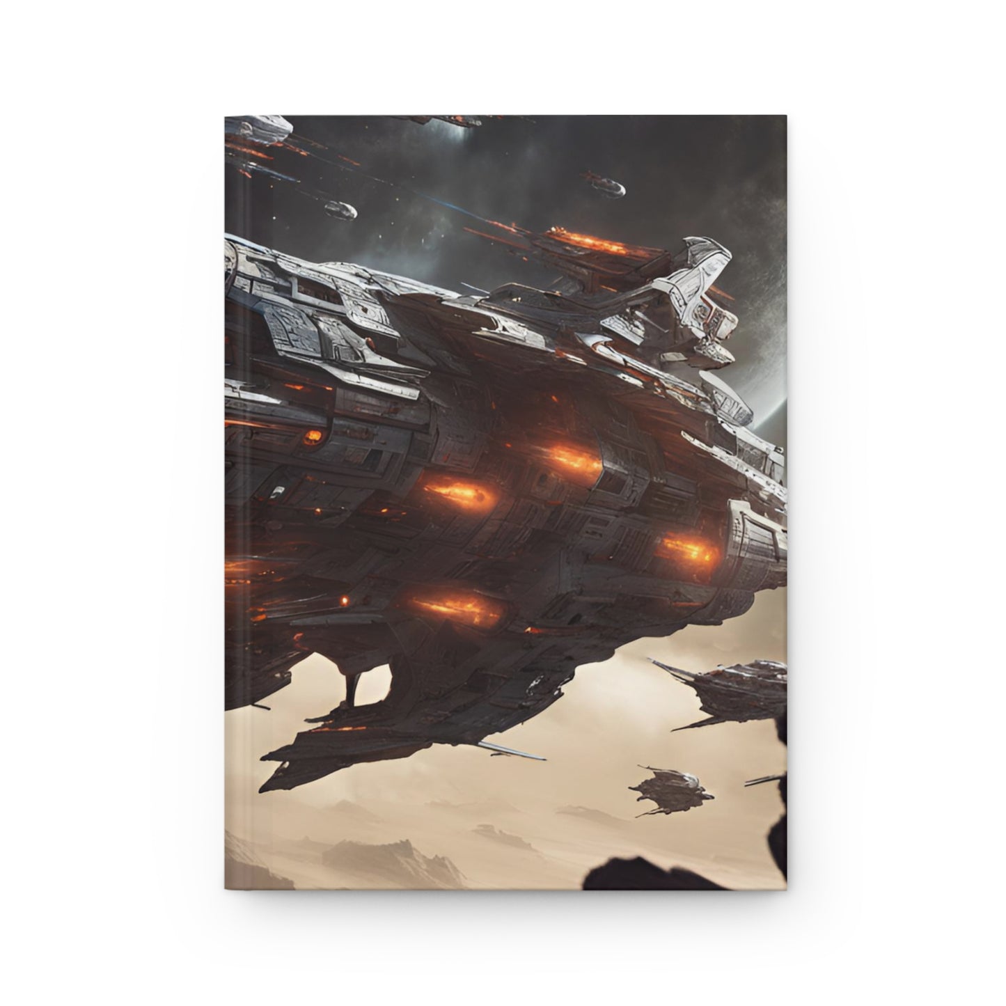 Galactic Starfleet Hardcover Journal | 5x8 150 Pages | Hippsey Creations