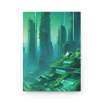 Verdant Metropolis Hardcover Journal | 5x8 150 Pages | Hippsey Creations
