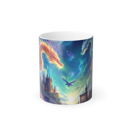 Dragon's Realm Color-Changing Mug | Enchanted Dreams Collection | Hippsey Creations
