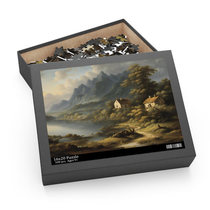 Coastal Cottage Puzzle | 120-500 Pieces | Hippsey Creations