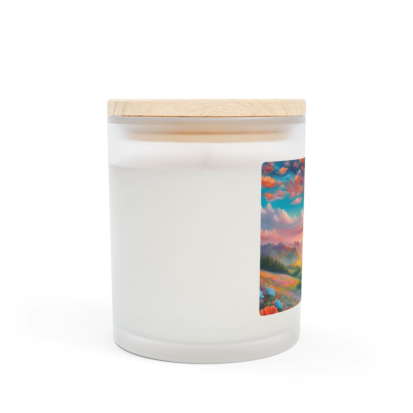 Mountain Aurora Soy Candle | 11oz Frosted Glass | Hippsey Creations