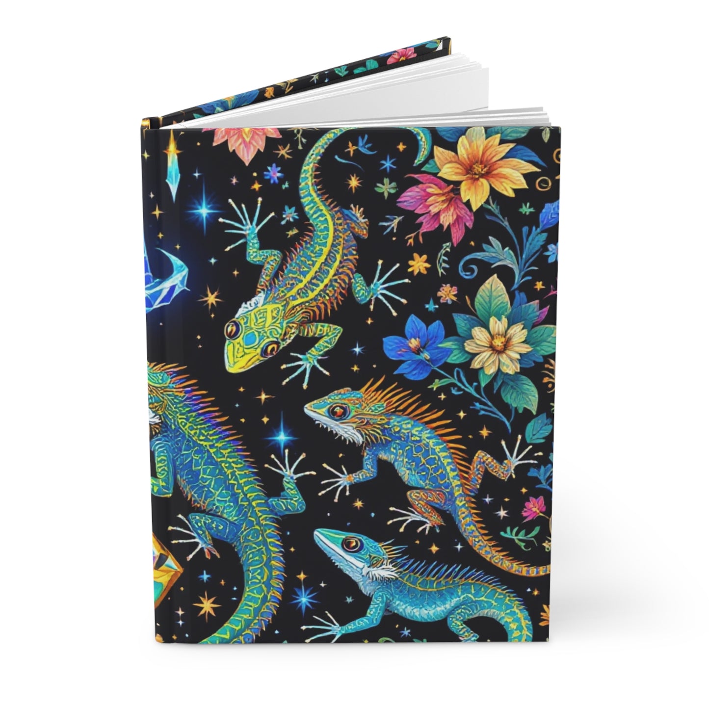 Prismatic Gecko Dreams Hardcover Journal | 5x8 150 Pages | Hippsey Creations