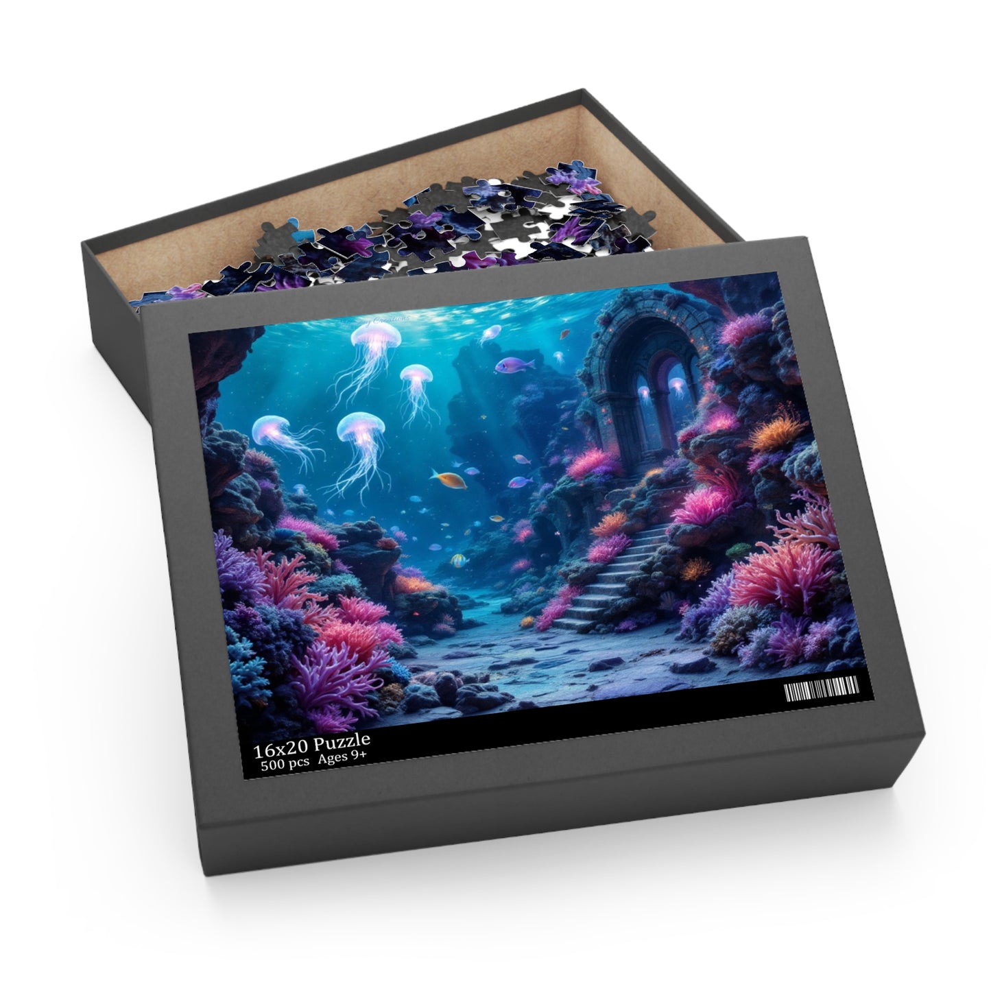 Underwater Serenity Puzzle | 120-500 Pieces | Hippsey Creations