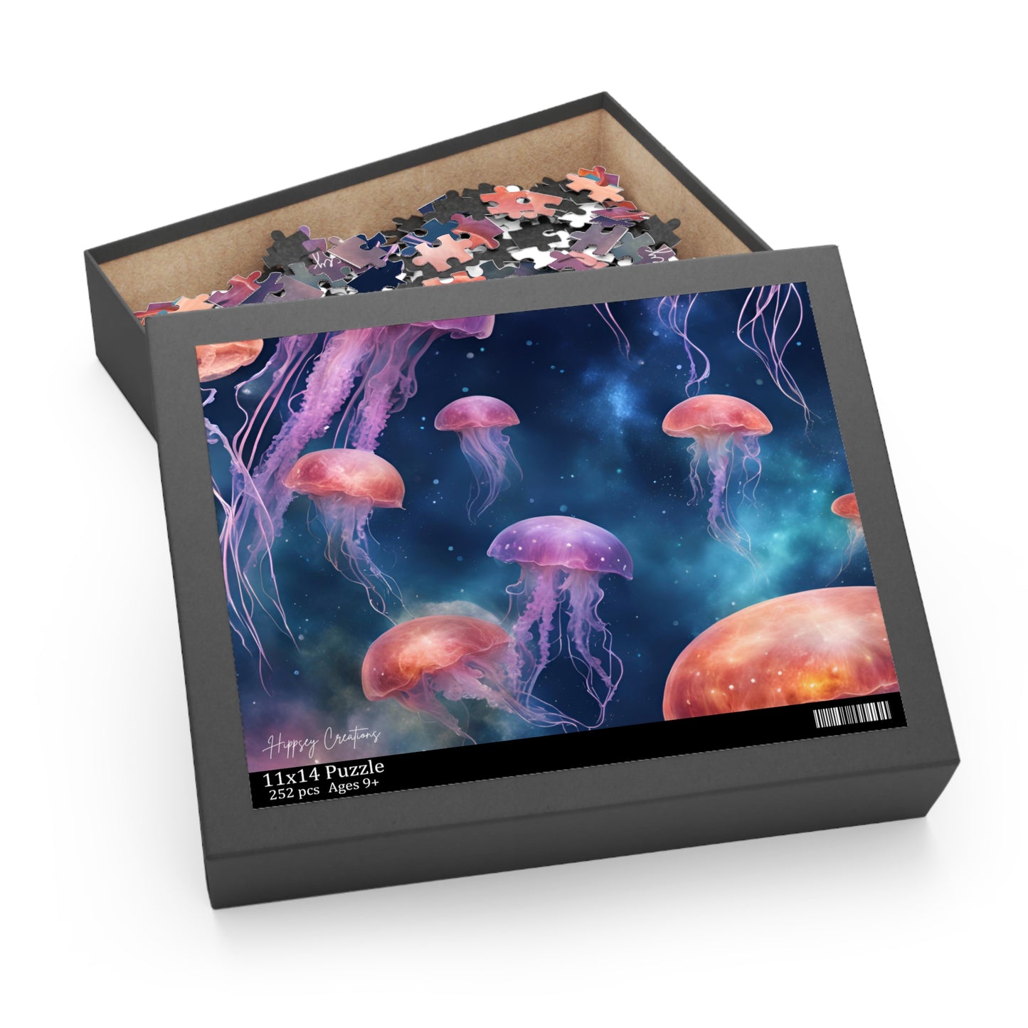 Jellyfish Journey Puzzle | 120-500 Pieces | Hippsey Creations