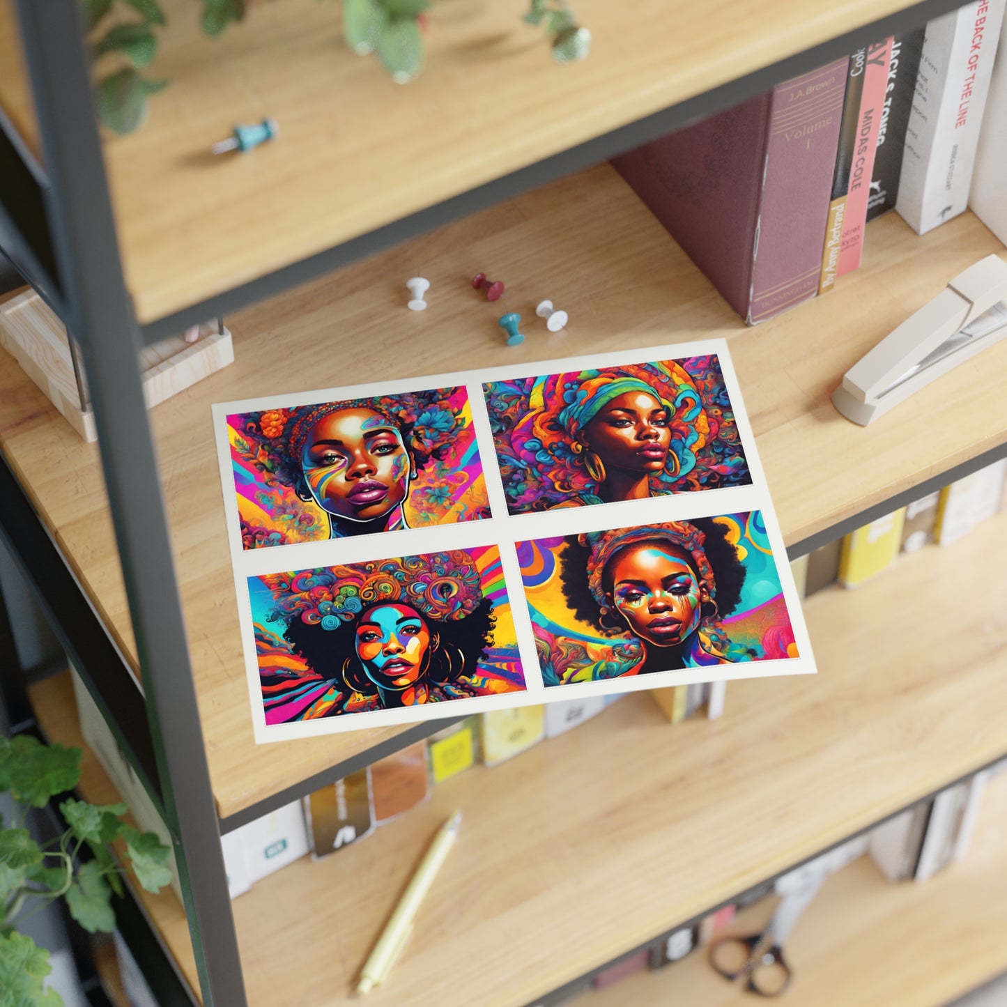 Vibrant Visions V1 Sticker Sheet | Decorative Decal | Hippsey Creations