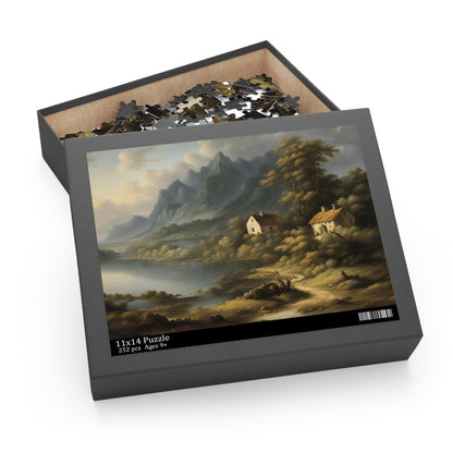 Coastal Cottage Puzzle | 120-500 Pieces | Hippsey Creations