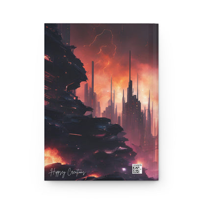 Neon Noir Hardcover Journal | 5x8 150 Pages | Hippsey CreationsDesign