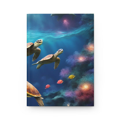 Turtle Treks Hardcover Journal | 5x8 150 Pages | Hippsey Creations