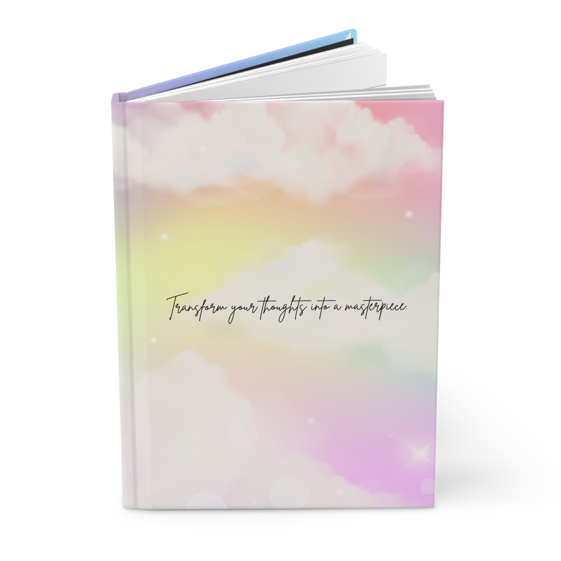 Transform your thoughts Hardcover Journal - Hippsey Creations