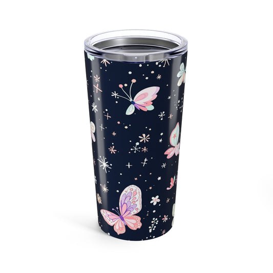 Butterfly Blossom Tumbler | 20oz Floral Beauty | Hippsey Creations