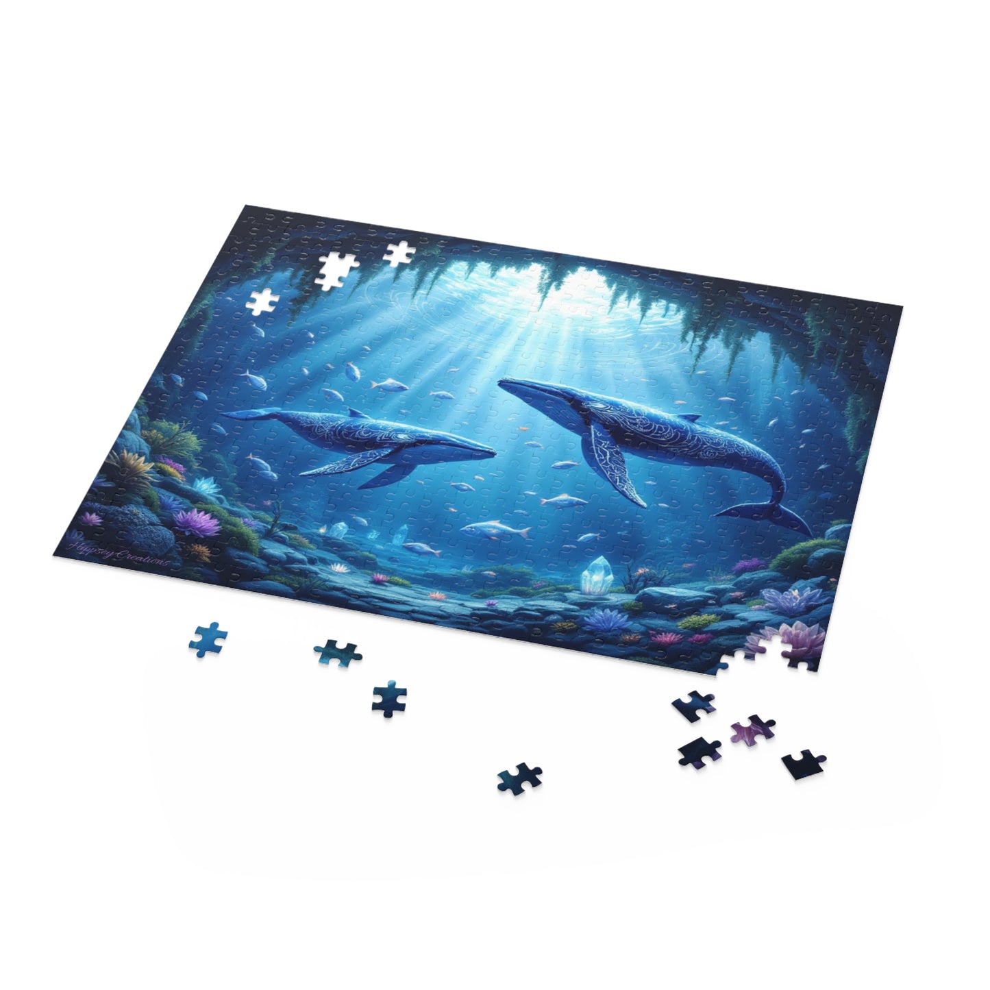 Wise Whales Puzzle | 120-500 Pieces | Hippsey Creations