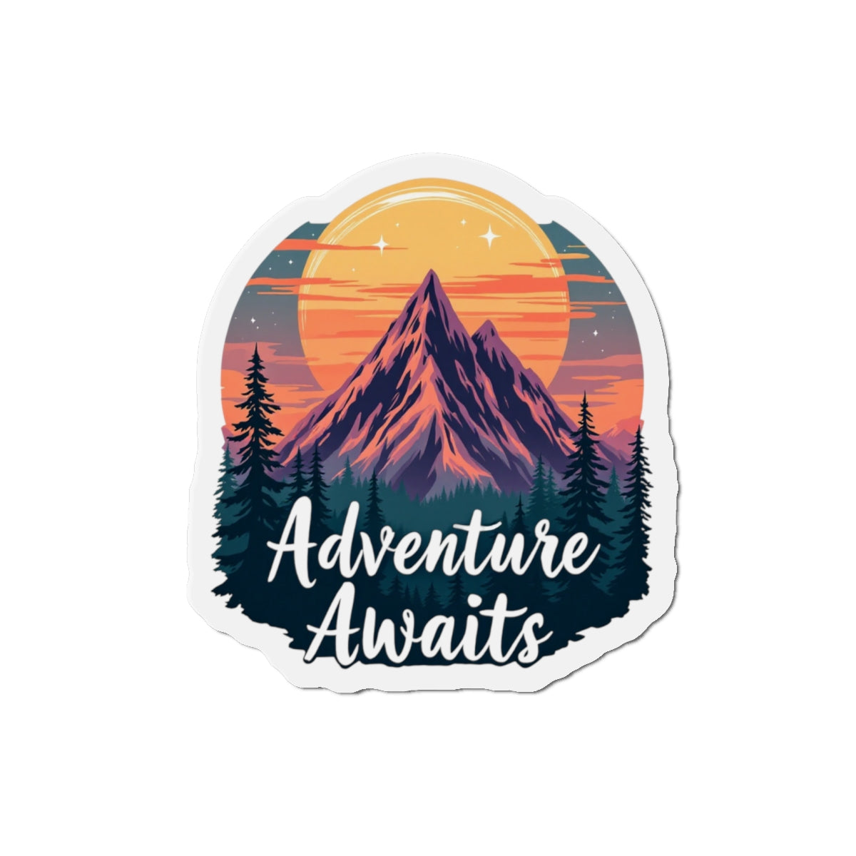 Wanderlust Calls Magnet | Die-Cut Decal | Hippsey Creations