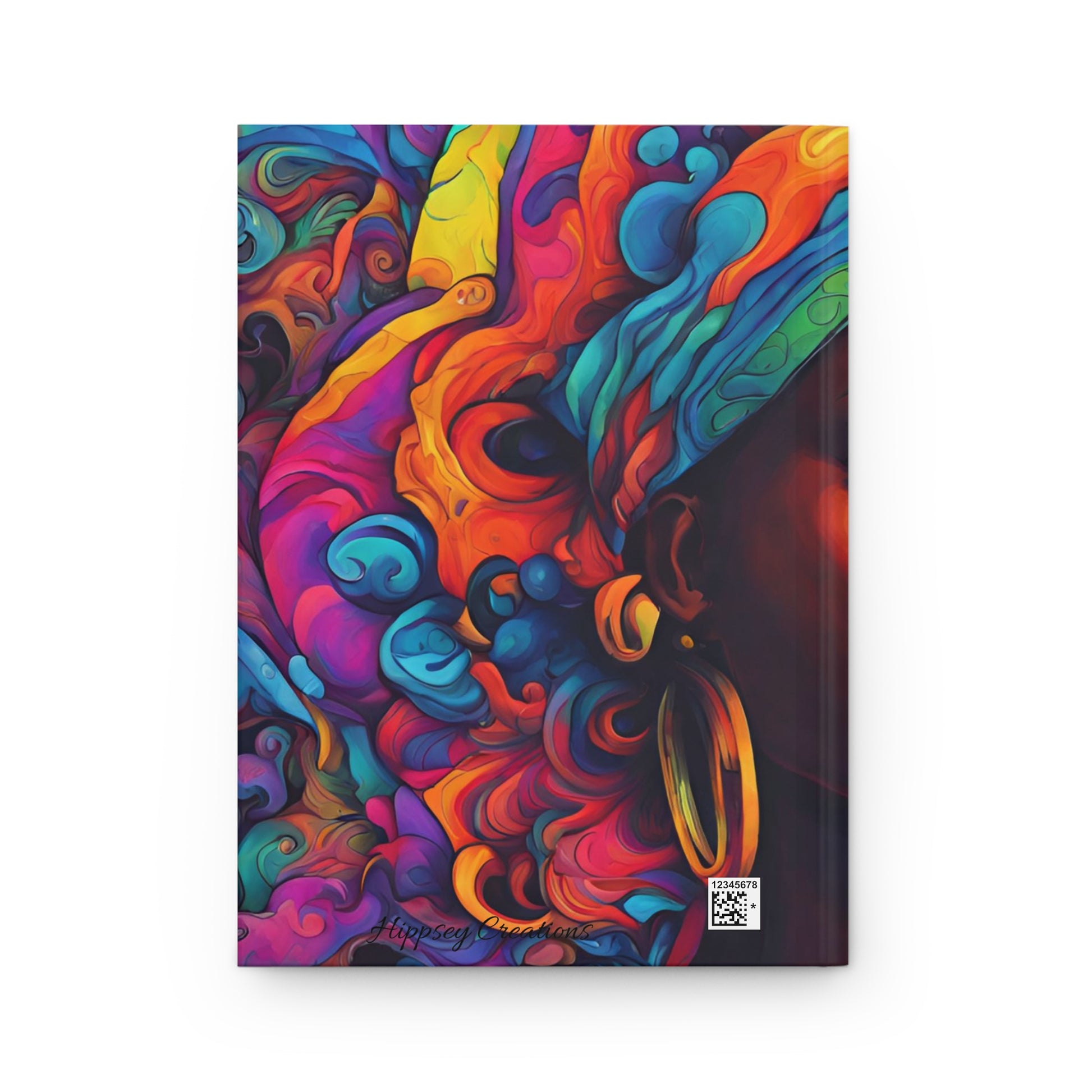 Abstract Harmony Hardcover Journal - Hippsey Creations