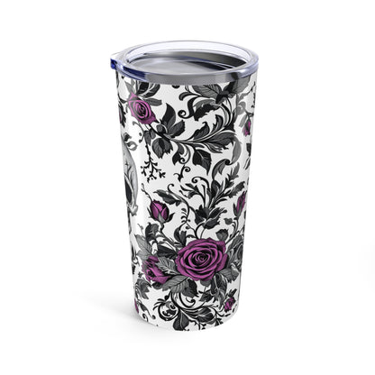 Beautiful Mortality Tumbler | 20oz Gothic Elegance | Hippsey Creations