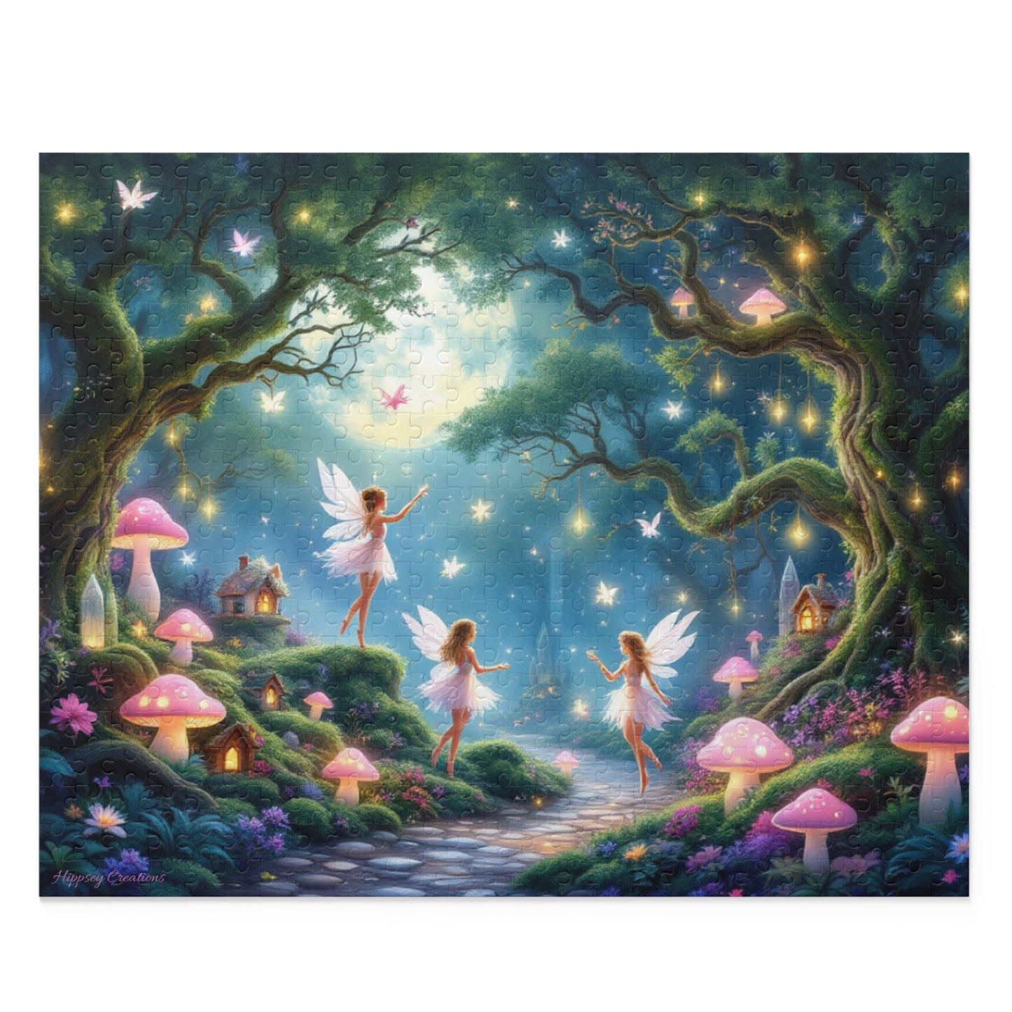 Fairy Garden Puzzle | 120-500 Pieces | Hippsey Creations