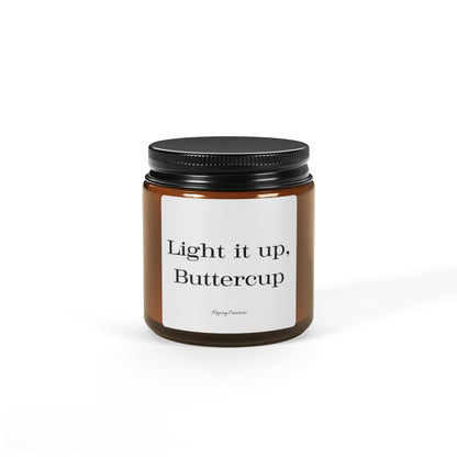Sassy Confidence Soy Candle | 4oz & 9oz Amber Glass | Hippsey Creations