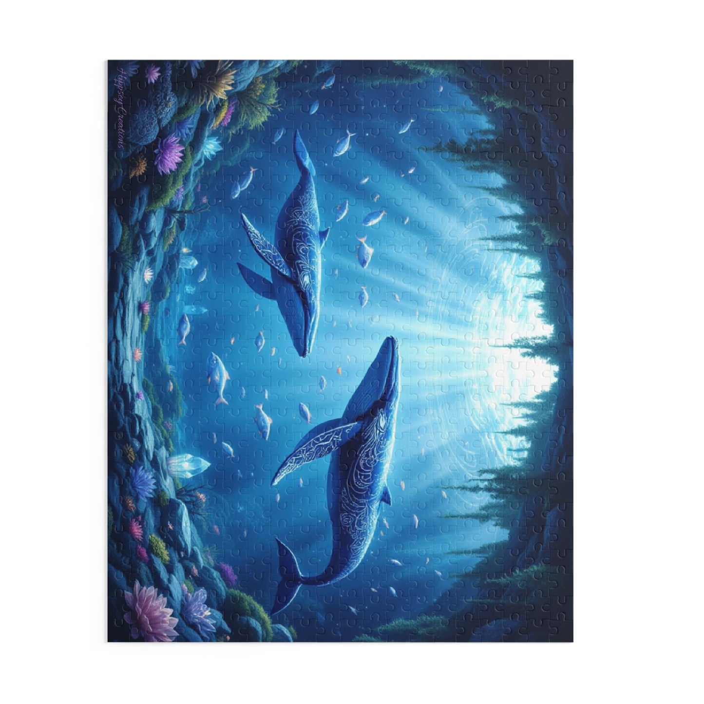 Wise Whales Puzzle | 120-500 Pieces | Hippsey Creations
