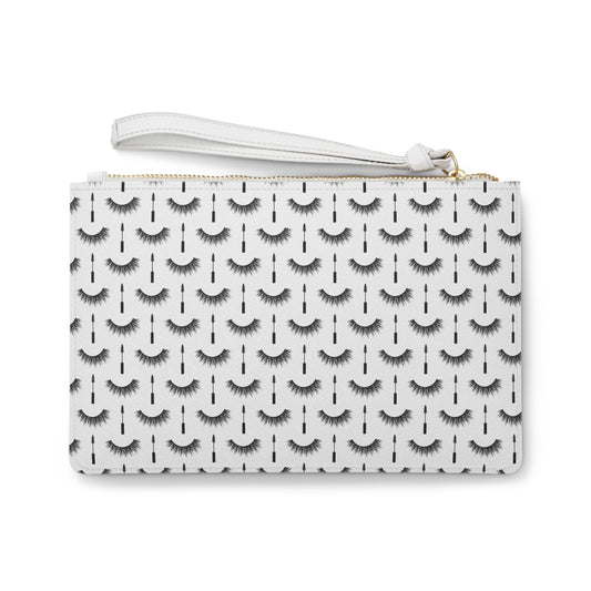 Pink Glam Studio All You Need is Lashes Clutch Bag | Vegan Leather | Hippsey Creationsather Clutch Bag