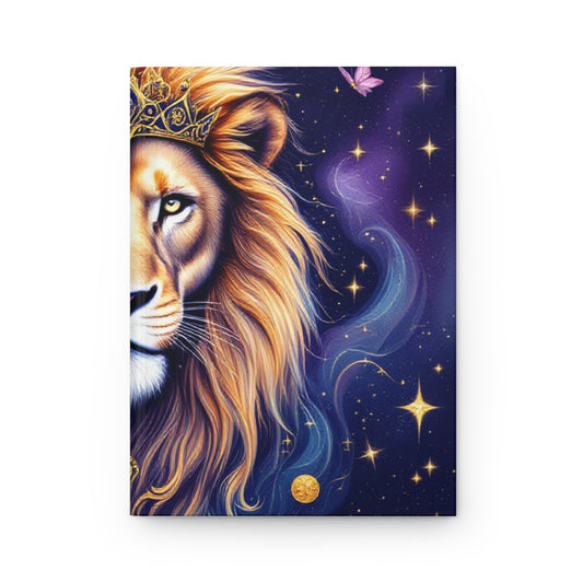 Majestic Lion Journal | 5x8 Hardcover 150 Pages | Hippsey Creations