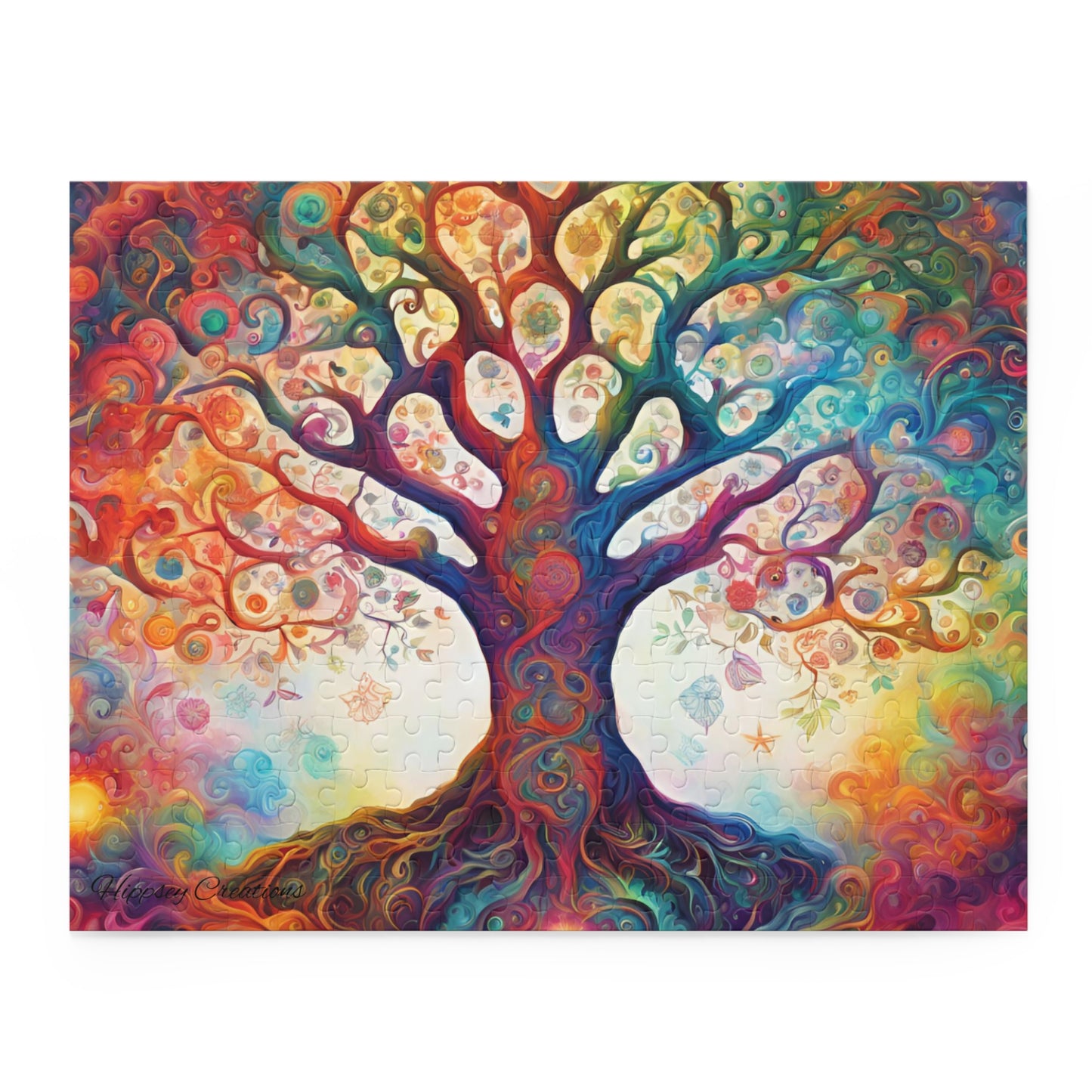 Sacred Growth Puzzle (120, 252, 500-Piece) - Hippsey Creations