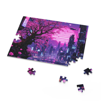 Dreamy Cityscape Puzzle | 120-500 Pieces | Hippsey Creations