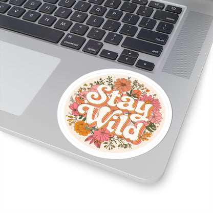 Stay Wild Sticker | Kiss-Cut Design | Hippsey Creations