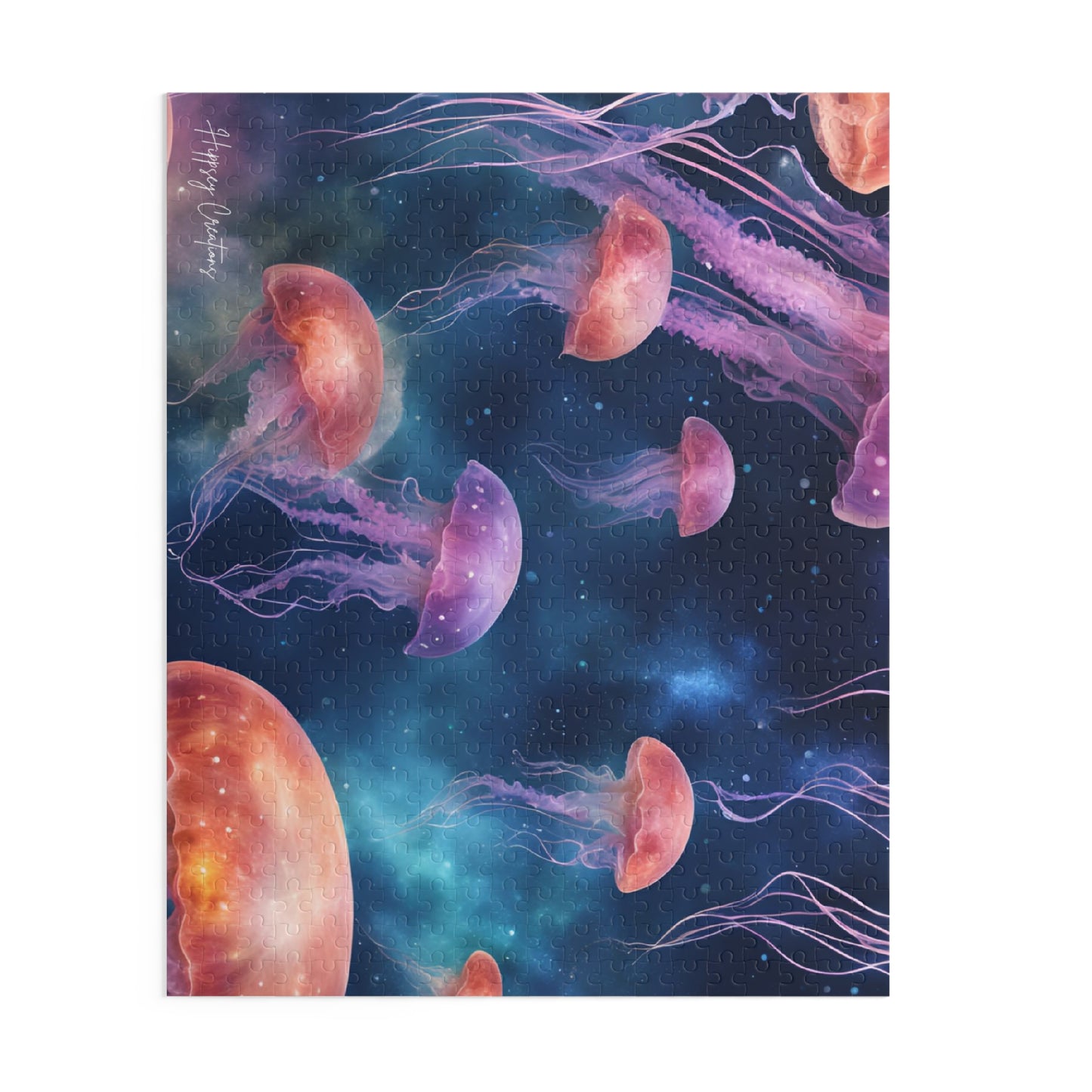 Jellyfish Journey Puzzle | 120-500 Pieces | Hippsey Creations