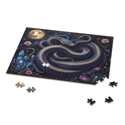 Serpentine Elegance Puzzle | 120-500 Pieces | Hippsey Creations