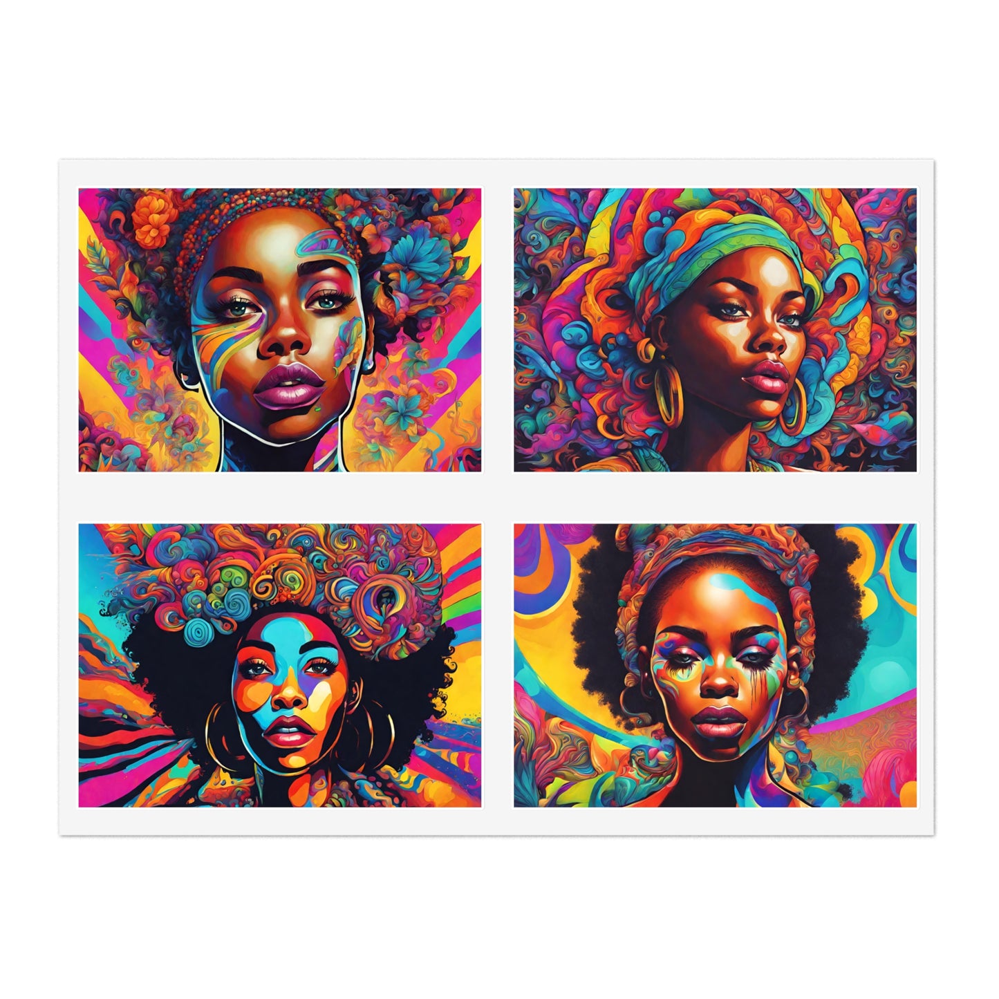 Vibrant Visions V1 Sticker Sheet | Decorative Decal | Hippsey Creations